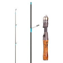 Load image into Gallery viewer, 1.37/1.5M Carbon Wood Baitcasting Rod UL Ultra-Light Action Lure Rod for Creek and Minnow Fishing
