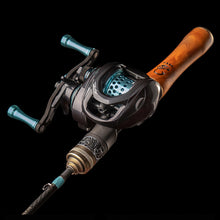 Load image into Gallery viewer, 1.37/1.5M Carbon Wood Baitcasting Rod UL Ultra-Light Action Lure Rod for Creek and Minnow Fishing
