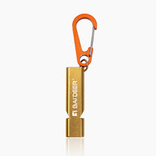 Load image into Gallery viewer, Multi-Function Outdoor Survival Whistle High-Decibel Aluminum Emergency Whistle with D-Ring Buckle
