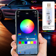 Load image into Gallery viewer, 1/2Pcs Car Window LED Heart-shaped Ambient Light Neon Light USB Powered Car Window Neon Light Decorative Lamps
