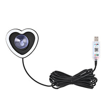 Load image into Gallery viewer, 1/2Pcs Car Window LED Heart-shaped Ambient Light Neon Light USB Powered Car Window Neon Light Decorative Lamps
