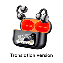 Load image into Gallery viewer, Clip-On Bluetooth Earbuds with Color Screen AI Smart Translation Stereo Wireless Earphones for Sports and Running-XG42
