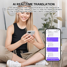 Load image into Gallery viewer, Bluetooth Earbuds with Rotating Charging Case Clip-On AI Translation HD Call Sports Earphones-JM47
