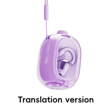Load image into Gallery viewer, Bluetooth Earbuds with Rotating Charging Case Clip-On AI Translation HD Call Sports Earphones-JM47
