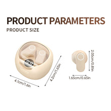 Load image into Gallery viewer, Semi-In Ear Wireless Bluetooth Earbuds Super Long Endurance Short Stem ENC Call Noise Reduction Sleep Headphones -M400L
