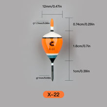 Load image into Gallery viewer, 1PC Universal Stream Micro-fishing Float Nano High-visibility Short-tailed Shallow Water Float for Bitterling Masu Salmon Whitefish
