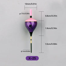 Load image into Gallery viewer, 1PC Universal Stream Micro-fishing Float Nano High-visibility Short-tailed Shallow Water Float for Bitterling Masu Salmon Whitefish
