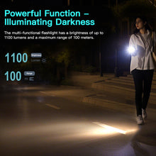 Load image into Gallery viewer, EDC Multi-Function Flashlight with Clip and Magnet UV Inspection Red Blue White Emergency Lighting Equipment Portable Work Light
