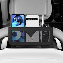 Load image into Gallery viewer, Multi-Pocket Car Seat Side Storage Net &amp; Organizer Pouch For Receipts Cards Phone Mount Mesh Fabric Interior Accessory ﻿
