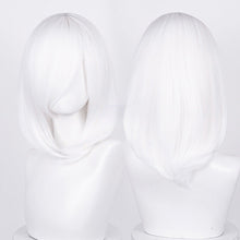 Load image into Gallery viewer, 40cm Medium Basic Anime Cosplay Wig Bang Blond Black White Red Pink Green Brown Gold Blue Heat Resistant Synthetic Hair Wigs
