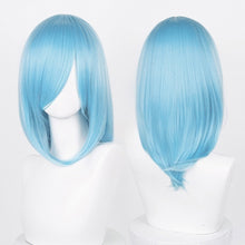 Load image into Gallery viewer, 40cm Medium Basic Anime Cosplay Wig Bang Blond Black White Red Pink Green Brown Gold Blue Heat Resistant Synthetic Hair Wigs
