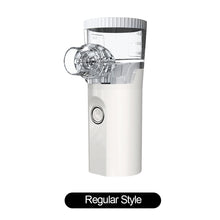 Load image into Gallery viewer, Recharegable Handheld Nebulizer Portable Mesh Nebuliser Silent Ultrasonic Nebulizer Children Adult Automizer Kids Inhalator Nebulizador
