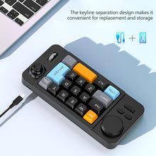Load image into Gallery viewer, Hot Swap Wired Mechanical Keyboard with Volume Scroll Jostic 19Keys Programmer Keypad for Computer Laptop
