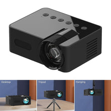 Load image into Gallery viewer, YT100 Projector Mini Portable High Quality Beamer Outdoor Camping Projector Smartphone Wireless Mirroring Supported Home Theater
