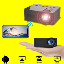 Load image into Gallery viewer, YT100 Projector Mini Portable High Quality Beamer Outdoor Camping Projector Smartphone Wireless Mirroring Supported Home Theater
