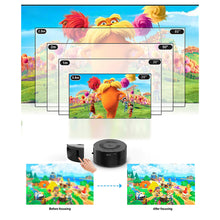 Load image into Gallery viewer, YT200 Mini Projector LED Home Media Player Audio Portable Proyectors 320X240 Pixels Black USB Video Beamer For iPhone Android
