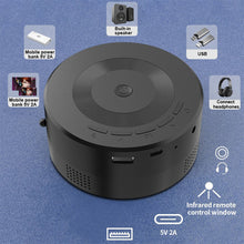 Load image into Gallery viewer, YT200 Mini Projector LED Home Media Player Audio Portable Proyectors 320X240 Pixels Black USB Video Beamer For iPhone Android
