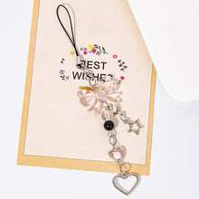 Load image into Gallery viewer, Phone Charm Pink Silve Bow Heart Star Keychain Pendant Key Chain Bag Phone Chain Cute Accessory For Girls Women Jewelry
