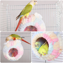 Load image into Gallery viewer, Parrot Cotton Nest Warm Snuggle Bed Winter Cozy Bird Hut Parrot Lovers Owner Aviary Use Bird Cage Accessories
