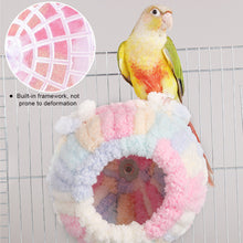 Load image into Gallery viewer, Parrot Cotton Nest Warm Snuggle Bed Winter Cozy Bird Hut Parrot Lovers Owner Aviary Use Bird Cage Accessories

