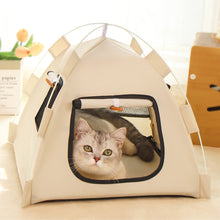 Load image into Gallery viewer, Foldable Pet Tent Cat House All-Season Portable Enclosed Cozy Multi-Pet Pet Nest Indoor Travel Pet Bed Cat/Dog Supplies
