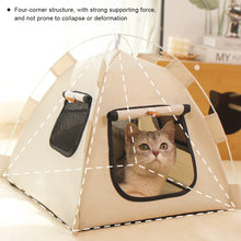 Load image into Gallery viewer, Foldable Pet Tent Cat House All-Season Portable Enclosed Cozy Multi-Pet Pet Nest Indoor Travel Pet Bed Cat/Dog Supplies
