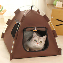 Load image into Gallery viewer, Foldable Pet Tent Cat House All-Season Portable Enclosed Cozy Multi-Pet Pet Nest Indoor Travel Pet Bed Cat/Dog Supplies
