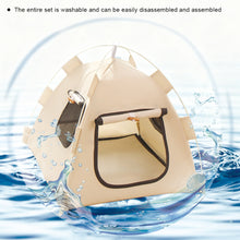 Load image into Gallery viewer, Foldable Pet Tent Cat House All-Season Portable Enclosed Cozy Multi-Pet Pet Nest Indoor Travel Pet Bed Cat/Dog Supplies
