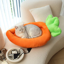 Load image into Gallery viewer, 1-20KG Banana/Carrot Pet Bed Refillable Dog Cat Mat House Washable Cozy Pet Nest For Pet Winter Accessories
