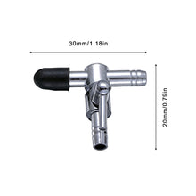 Load image into Gallery viewer, Adjustable Air Flow Control Valve T-Type Air Splitter Manifold for Fish Tank Oxygen Pump Aquarium Air Distributor
