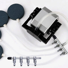 Load image into Gallery viewer, Adjustable Air Flow Control Valve T-Type Air Splitter Manifold for Fish Tank Oxygen Pump Aquarium Air Distributor
