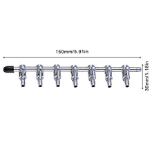 Load image into Gallery viewer, Adjustable Air Flow Control Valve T-Type Air Splitter Manifold for Fish Tank Oxygen Pump Aquarium Air Distributor
