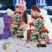Load image into Gallery viewer, Multi-style Solar Christmas Tree Light Snowy Tree Style Yard Lamp Waterproof Outdoor Decoration Garden Lighting Seasonal Holiday Ornament
