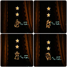 Load image into Gallery viewer, LED Christmas Lights Suction Cup Mount Classic Christmas Figures Indoor Outdoor Christmas Window Decoration Use Holiday Lighting Products
