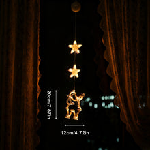Load image into Gallery viewer, LED Christmas Lights Suction Cup Mount Classic Christmas Figures Indoor Outdoor Christmas Window Decoration Use Holiday Lighting Products
