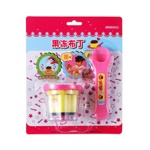 Load image into Gallery viewer, Strawberry Pudding Feeding Toy Pretend Play Food Set Interactive Feeding Game Girls Role Play Dollhouse Food Toy Creative Pretend Feeding Accessory
