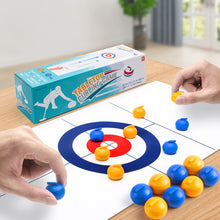 Load image into Gallery viewer, Tabletop Curling Game Set Indoor Multiplayer Team Competition Party Ice Curling Battle Simulation Toy Sport Family Game Night Essential
