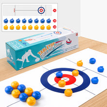 Load image into Gallery viewer, Tabletop Curling Game Set Indoor Multiplayer Team Competition Party Ice Curling Battle Simulation Toy Sport Family Game Night Essential
