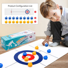 Load image into Gallery viewer, Tabletop Curling Game Set Indoor Multiplayer Team Competition Party Ice Curling Battle Simulation Toy Sport Family Game Night Essential
