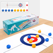 Load image into Gallery viewer, Tabletop Curling Game Set Indoor Multiplayer Team Competition Party Ice Curling Battle Simulation Toy Sport Family Game Night Essential
