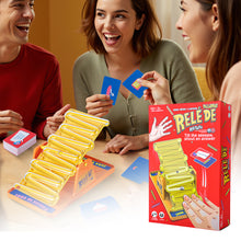 Load image into Gallery viewer, Seesaw Dueling Game Tumbling Marbles Question Cards Interactive Game Fast-Paced Action &amp; Answer Brain &amp; Reflex Family Friends &amp; Couples Party Game Night
