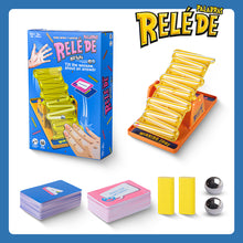 Load image into Gallery viewer, Seesaw Dueling Game Tumbling Marbles Question Cards Interactive Game Fast-Paced Action &amp; Answer Brain &amp; Reflex Family Friends &amp; Couples Party Game Night
