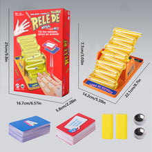 Load image into Gallery viewer, Seesaw Dueling Game Tumbling Marbles Question Cards Interactive Game Fast-Paced Action &amp; Answer Brain &amp; Reflex Family Friends &amp; Couples Party Game Night
