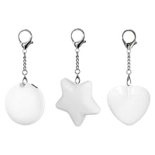 Load image into Gallery viewer, Multifunctional LED Glowing Star Pendant Keychain Rechargeable Touch Control Fashion Novelty Light Up Keychain For Bag Decoration Night Out Accessory
