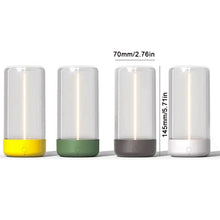 Load image into Gallery viewer, LED Magnetic Quantum Night Lamp Portable Rechargeable Bedside Lamp Bedroom Home Decoration Light Reading Study Ambient Lighting
