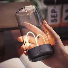 Load image into Gallery viewer, LED Magnetic Quantum Night Lamp Portable Rechargeable Bedside Lamp Bedroom Home Decoration Light Reading Study Ambient Lighting
