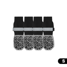 Load image into Gallery viewer, 4Pcs/Set Anti-slip Protect Paws Dog Socks Black Tie Anti-shedding Breathable Non-slip Socks For Medium Large Elderly Dog
