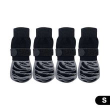 Load image into Gallery viewer, 4Pcs/Set Anti-slip Protect Paws Dog Socks Black Tie Anti-shedding Breathable Non-slip Socks For Medium Large Elderly Dog
