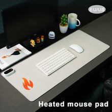 Load image into Gallery viewer, Smart Electric Heating Mouse Pad with Automatic Shutdown Digital Temperature Display Office Desktop Warming Waterproof Desk Mat Winter
