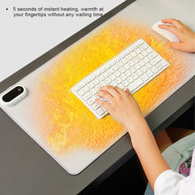 Load image into Gallery viewer, Smart Electric Heating Mouse Pad with Automatic Shutdown Digital Temperature Display Office Desktop Warming Waterproof Desk Mat Winter
